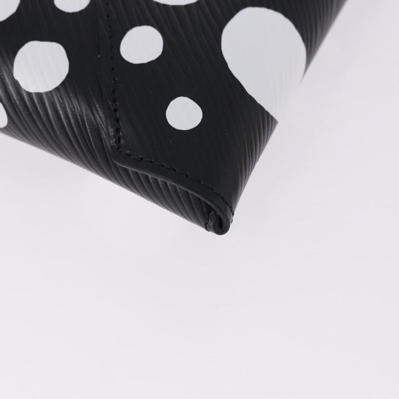 LOUIS VUITTON LVxYK Epi Pochette Kirigami Black White M81959 LV Auth ar14119M
