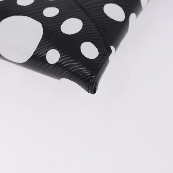 LOUIS VUITTON LVxYK Epi Pochette Kirigami Black White M81959 LV Auth ar14119M