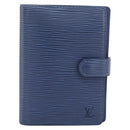 LOUIS VUITTON Epi Day Planner Cover Blue R20055 LV Auth ar14120-13