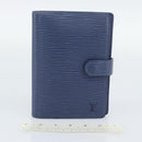LOUIS VUITTON Epi Day Planner Cover Blue R20055 LV Auth ar14120-12