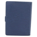 LOUIS VUITTON Epi Day Planner Cover Blue R20055 LV Auth ar14120-2