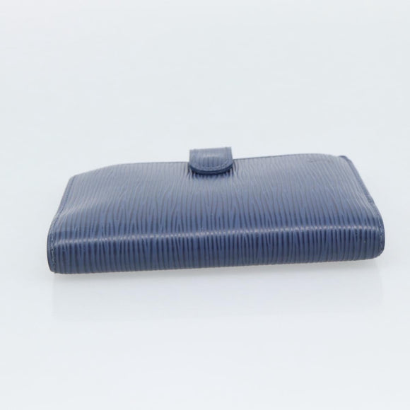 LOUIS VUITTON Epi Day Planner Cover Blue R20055 LV Auth ar14120