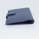 LOUIS VUITTON Epi Day Planner Cover Blue R20055 LV Auth ar14120-5