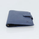 LOUIS VUITTON Epi Day Planner Cover Blue R20055 LV Auth ar14120-6