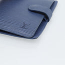 LOUIS VUITTON Epi Day Planner Cover Blue R20055 LV Auth ar14120-7