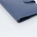 LOUIS VUITTON Epi Day Planner Cover Blue R20055 LV Auth ar14120-14