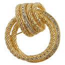 Christian Dior Brooch Metal Gold Tone Auth ar14121-1