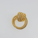 Christian Dior Brooch Metal Gold Tone Auth ar14121-2