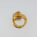 Christian Dior Brooch Metal Gold Tone Auth ar14121-3