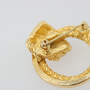 Christian Dior Brooch Metal Gold Tone Auth ar14121-4