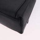 BALENCIAGA Downtown Shoulder Bag Leather Black Silver 736471 Auth ar14127M-14