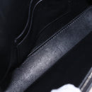 BALENCIAGA Downtown Shoulder Bag Leather Black Silver 736471 Auth ar14127M-18