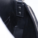 BALENCIAGA Downtown Shoulder Bag Leather Black Silver 736471 Auth ar14127M-19