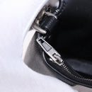 BALENCIAGA Downtown Shoulder Bag Leather Black Silver 736471 Auth ar14127M-23
