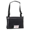GIVENCHY Shoulder Bag Nylon Black Silver Auth ar14128A-1