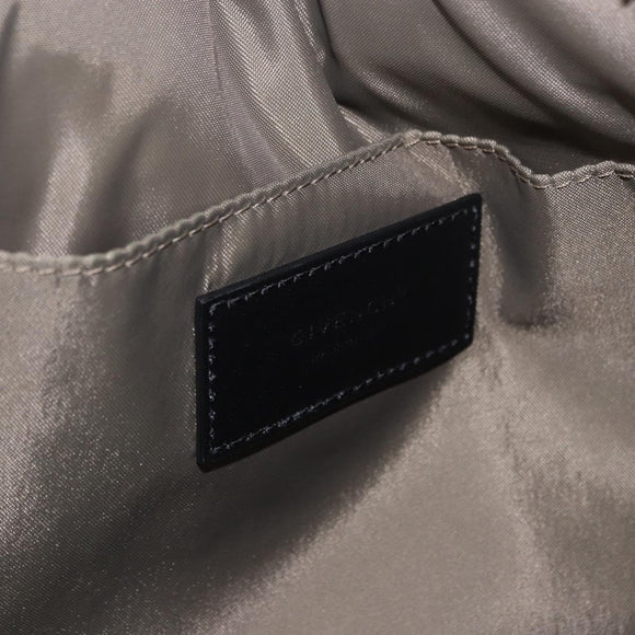 GIVENCHY Shoulder Bag Nylon Black Silver Auth ar14128A