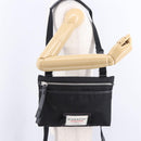 GIVENCHY Shoulder Bag Nylon Black Silver Auth ar14128A-24