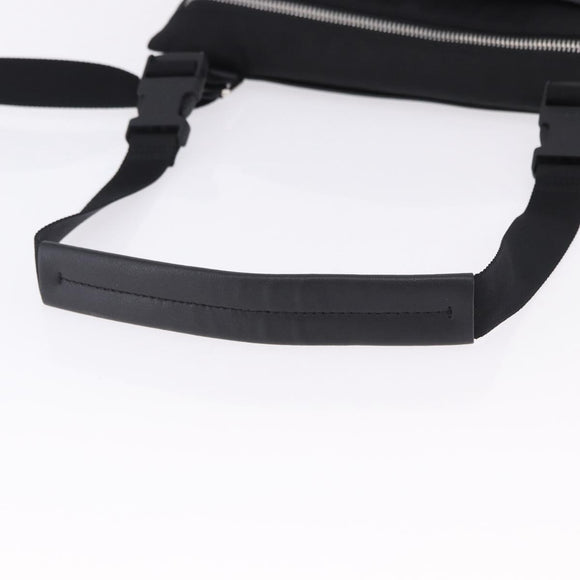 GIVENCHY Shoulder Bag Nylon Black Silver Auth ar14128A