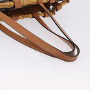 LOEWE KENPRICE cushion Tote Bag Canvas Green Brown Auth ar14130-8