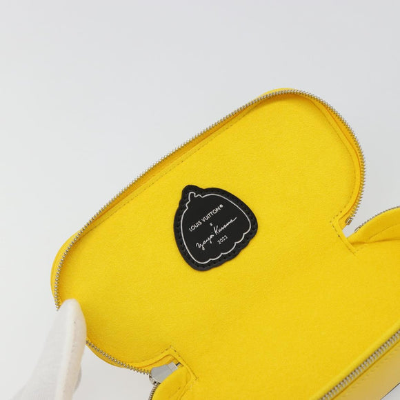 LOUIS VUITTON LV × YK Epi Etui Lunette GM Yellow Black GI0882 LV Auth ar14131SM