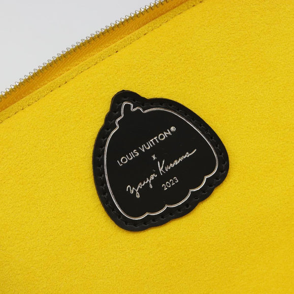 LOUIS VUITTON LV × YK Epi Etui Lunette GM Yellow Black GI0882 LV Auth ar14131SM