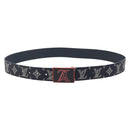 LOUIS VUITTON Monogram Ceinture Etropol Belt Navy M0049 LV Auth ar14133M-1