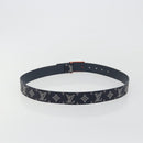 LOUIS VUITTON Monogram Ceinture Etropol Belt Navy M0049 LV Auth ar14133M-2