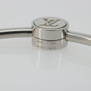 LOUIS VUITTON Porte Cles Round Charm Metal Silver M68854 LV Auth ar14134M-11