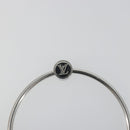 LOUIS VUITTON Porte Cles Round Charm Metal Silver M68854 LV Auth ar14134M-3