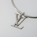 LOUIS VUITTON Porte Cles Round Charm Metal Silver M68854 LV Auth ar14134M-5