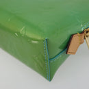 LOUIS VUITTON Monogram Vernis Pochette Cosmetic PM Blue M91747 Auth ar14136V-15