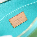 LOUIS VUITTON Monogram Vernis Pochette Cosmetic PM Blue M91747 Auth ar14136V-9