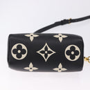 LOUIS VUITTON Monogram Empreinte Nano Speedy Bag Black M81456 LV Auth ar14137SAM-5