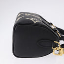 LOUIS VUITTON Monogram Empreinte Nano Speedy Bag Black M81456 LV Auth ar14137SAM-3