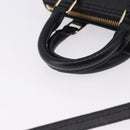 LOUIS VUITTON Monogram Empreinte Nano Speedy Bag Black M81456 LV Auth ar14137SAM-7