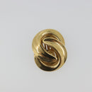 Christian Dior Earring Metal Gold Tone Auth ar14139-2