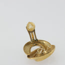 Christian Dior Earring Metal Gold Tone Auth ar14139-5