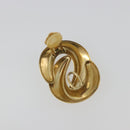 Christian Dior Earring Metal Gold Tone Auth ar14139-6