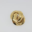 Christian Dior Earring Metal Gold Tone Auth ar14139-7