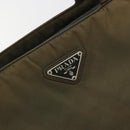PRADA Hand Bag Nylon Green Auth ar14142-14