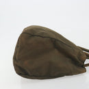 PRADA Hand Bag Nylon Green Auth ar14142-4
