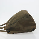 PRADA Hand Bag Nylon Green Auth ar14142-5