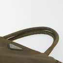 PRADA Hand Bag Nylon Green Auth ar14142-8