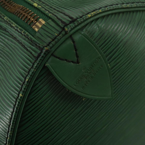 LOUIS VUITTON Epi Keepall 50 Boston Bag Green M42964 LV Auth ar14144