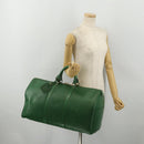 LOUIS VUITTON Epi Keepall 50 Boston Bag Green M42964 LV Auth ar14144-23