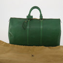 LOUIS VUITTON Epi Keepall 50 Boston Bag Green M42964 LV Auth ar14144-12