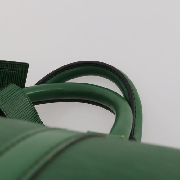 LOUIS VUITTON Epi Keepall 50 Boston Bag Green M42964 LV Auth ar14144