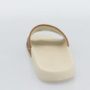 GUCCI Disney MicroGG Sandals PVC Leather Beige 603702 Auth ar14145M-14