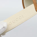 GUCCI Disney MicroGG Sandals PVC Leather Beige 603702 Auth ar14145M-15