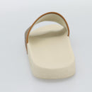 GUCCI Disney MicroGG Sandals PVC Leather Beige 603702 Auth ar14145M-7